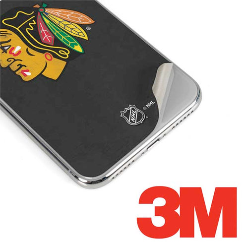NHL Chicago Blackhawks Distressed iPhone XS Skin