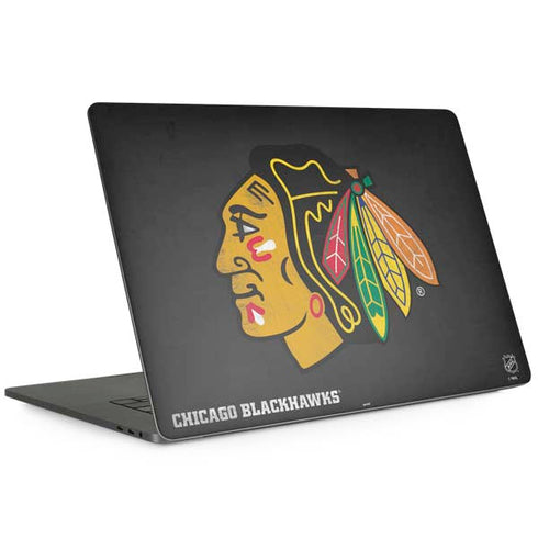 NHL Chicago Blackhawks Distressed MacBook Skins