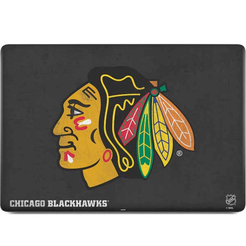 NHL Chicago Blackhawks Distressed MacBook Skins
