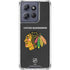 NHL Chicago Blackhawks Distressed Moto G 5G (2025) Clear Case