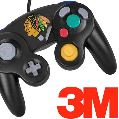 NHL Chicago Blackhawks Distressed Nintendo GameCube Controller Skin