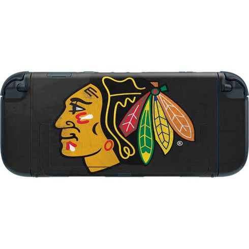 NHL Chicago Blackhawks Distressed Nintendo Switch 2 (2025) with Joy-Con Skin