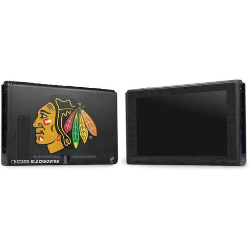 NHL Chicago Blackhawks Distressed Nintendo Switch Bundle Skin