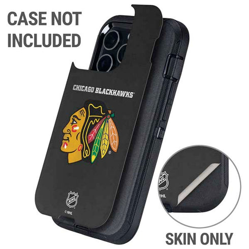 NHL Chicago Blackhawks Distressed Otterbox Defender iPhone Skin
