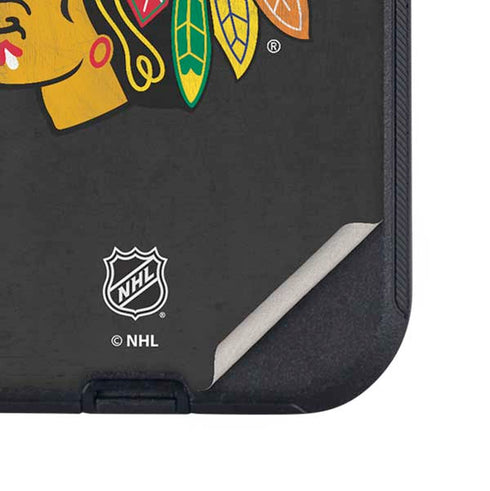 NHL Chicago Blackhawks Distressed Otterbox Defender iPhone Skin