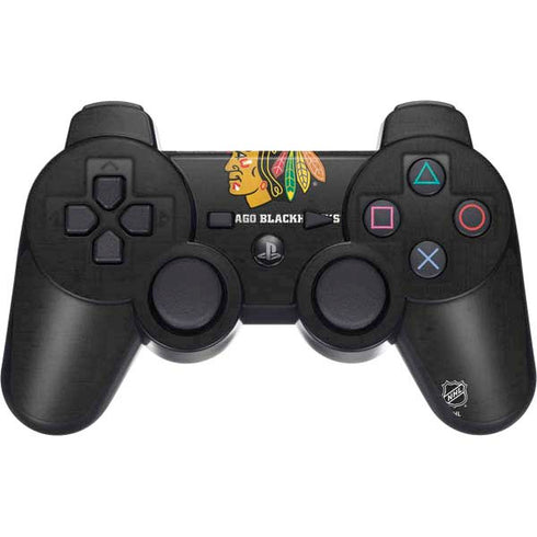 NHL Chicago Blackhawks Distressed PS3 Dual Shock wireless controller Skin