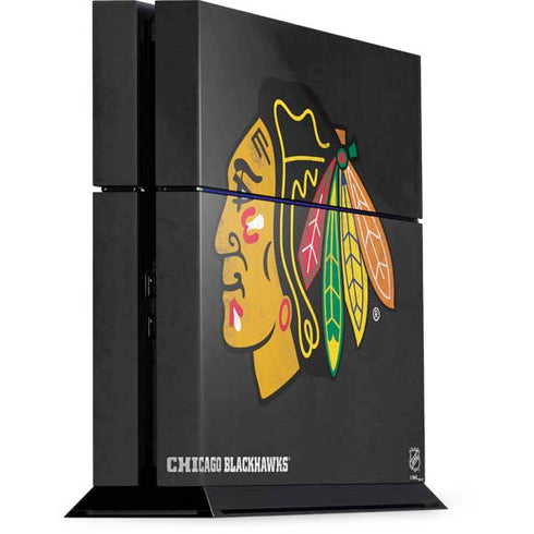 NHL Chicago Blackhawks Distressed PlayStation PS4 Skins