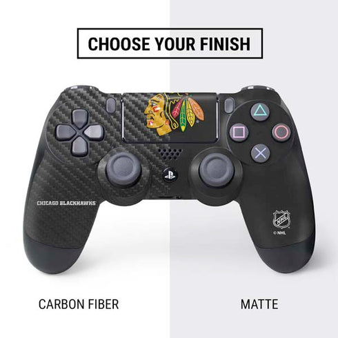 NHL Chicago Blackhawks Distressed PS4 Controller Skin
