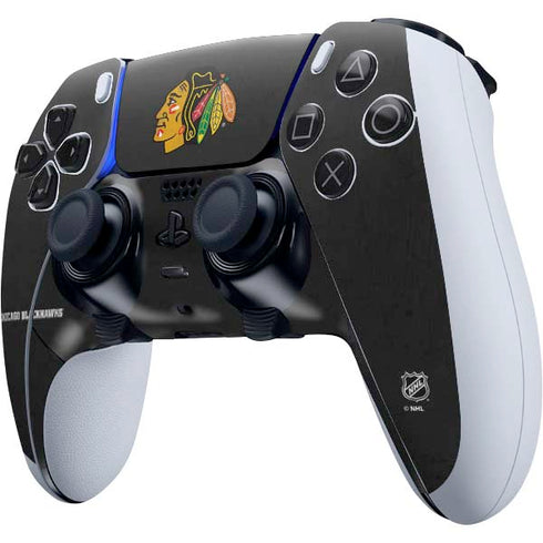 NHL Chicago Blackhawks Distressed PS5 DualSense Edge Pro Controller Skin