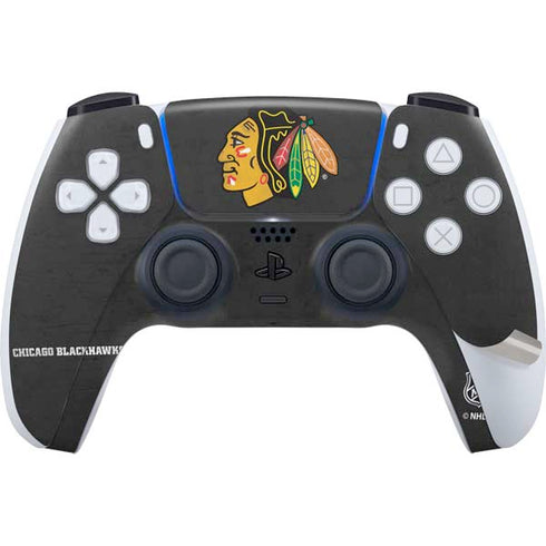 NHL Chicago Blackhawks Distressed PS5 Pro Bundle Skin