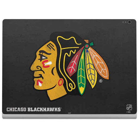 NHL Chicago Blackhawks Distressed Surface Book 2 15in Skin