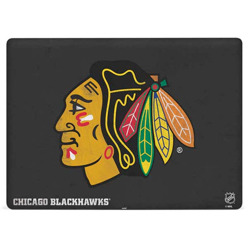 NHL Chicago Blackhawks Distressed Surface Laptop 2 Skin