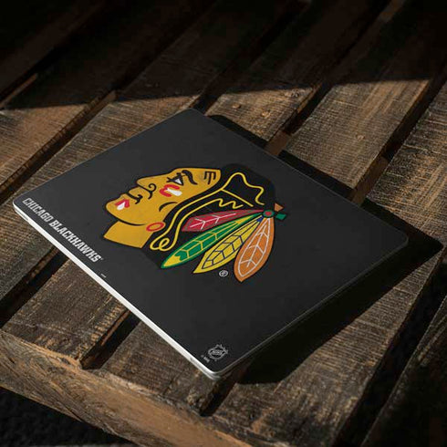 NHL Chicago Blackhawks Distressed Surface Laptop 2 Skin