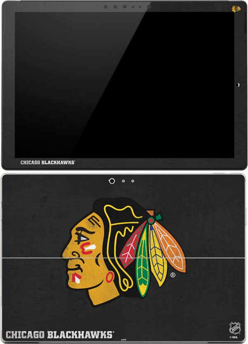 NHL Chicago Blackhawks Distressed Surface Pro 4 Skin