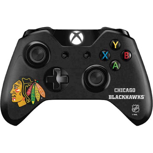 NHL Chicago Blackhawks Distressed Xbox One Controller Skin