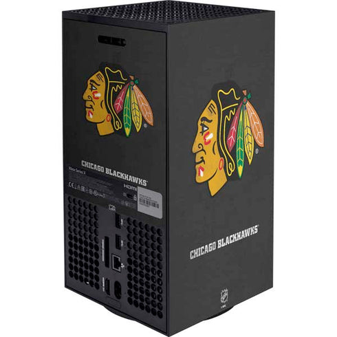 NHL Chicago Blackhawks Distressed Xbox Series X Bundle Skin