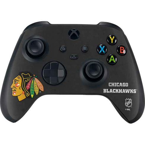 NHL Chicago Blackhawks Distressed Xbox Series X Bundle Skin
