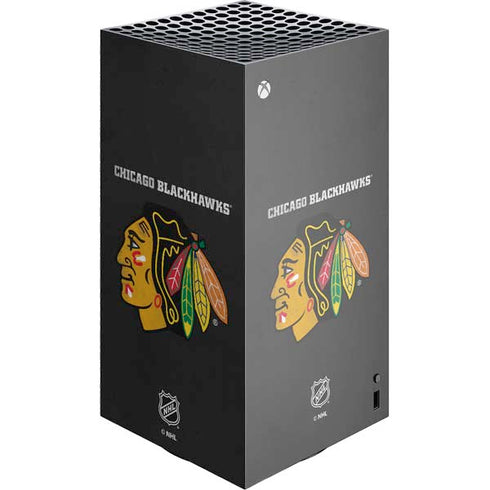 NHL Chicago Blackhawks Distressed XBox Series X Digital Edition Console Skin