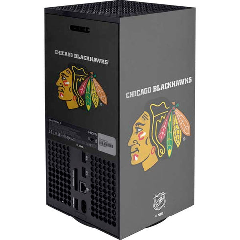 NHL Chicago Blackhawks Distressed XBox Series X Digital Edition Console Skin