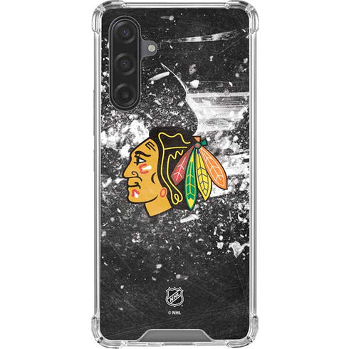 NHL Chicago Blackhawks Frozen Galaxy A17 Clear Case