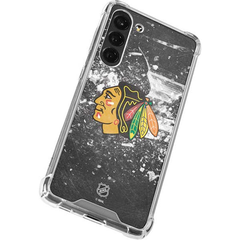NHL Chicago Blackhawks Frozen Galaxy S24 FE Clear Case