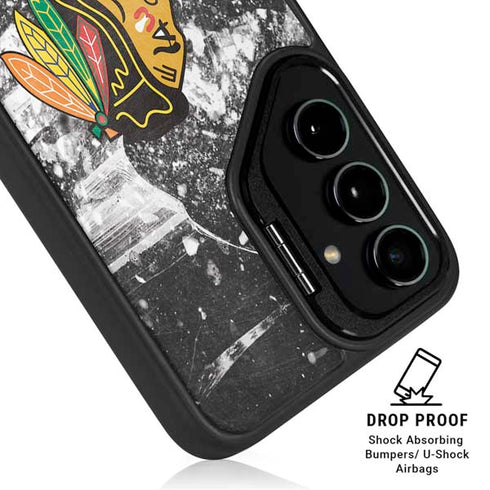 NHL Chicago Blackhawks Frozen Galaxy S25 Plus Kickstand Case