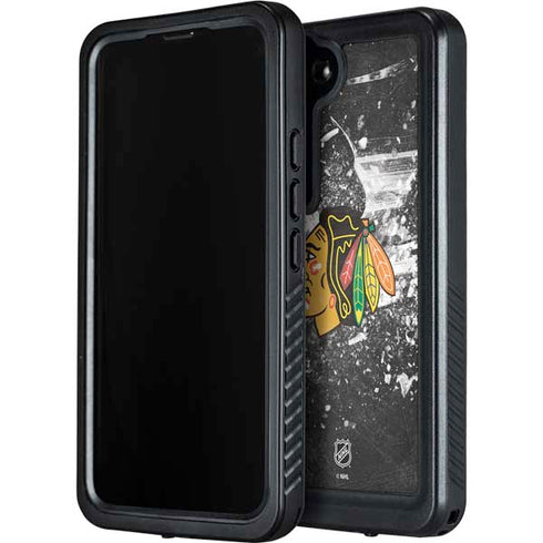 NHL Chicago Blackhawks Frozen Galaxy S24 Plus Waterproof Case