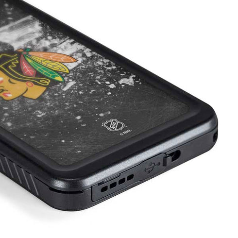 NHL Chicago Blackhawks Frozen Galaxy S24 Plus Waterproof Case