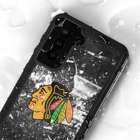NHL Chicago Blackhawks Frozen Galaxy S24 Plus Waterproof Case