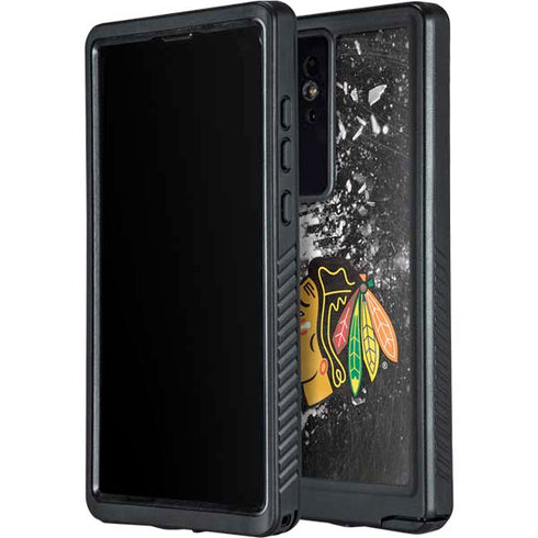NHL Chicago Blackhawks Frozen Galaxy S24 Ultra Waterproof Case