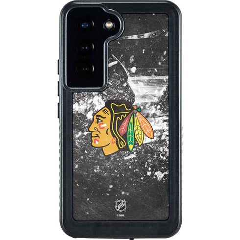 NHL Chicago Blackhawks Frozen Galaxy S24 Waterproof Case