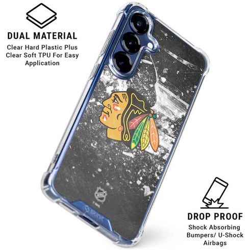 NHL Chicago Blackhawks Frozen Galaxy S25 Clear Case