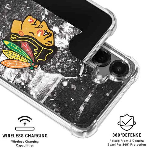 NHL Chicago Blackhawks Frozen Galaxy S26 Plus Clear Case