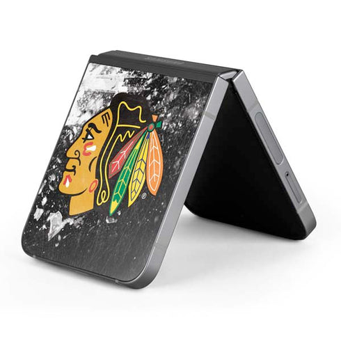 NHL Chicago Blackhawks Frozen Galaxy Z Flip6 Skin