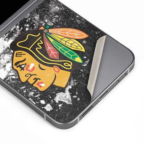 NHL Chicago Blackhawks Frozen Galaxy Z Flip6 Skin