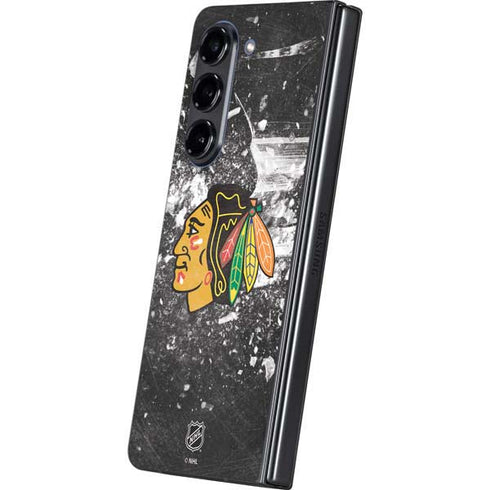 NHL Chicago Blackhawks Frozen Galaxy Z Fold5 5G Skin
