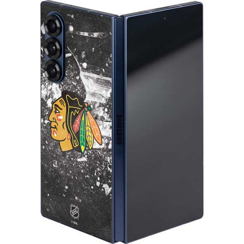 NHL Chicago Blackhawks Frozen Galaxy Z Fold6 Skin