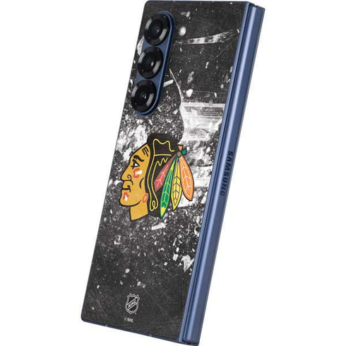 NHL Chicago Blackhawks Frozen Galaxy Z Fold6 Skin