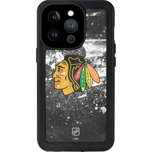 NHL Chicago Blackhawks Frozen iPhone 15 Pro Waterproof Case