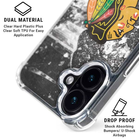 NHL Chicago Blackhawks Frozen iPhone 16 MagSafe Case