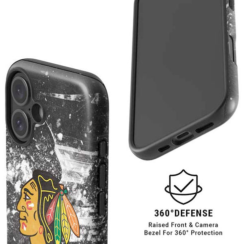 NHL Chicago Blackhawks Frozen iPhone 16 Magsafe Impact Case