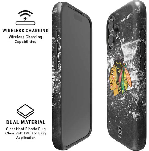 NHL Chicago Blackhawks Frozen iPhone 16 Magsafe Impact Case