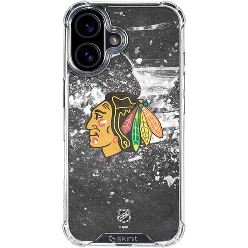 NHL Chicago Blackhawks Frozen iPhone 16 Plus Clear Case