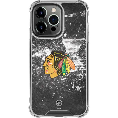 NHL Chicago Blackhawks Frozen iPhone 16 Pro Clear Case