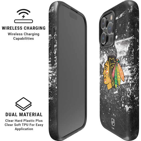NHL Chicago Blackhawks Frozen iPhone 16 Pro Magsafe Impact Case