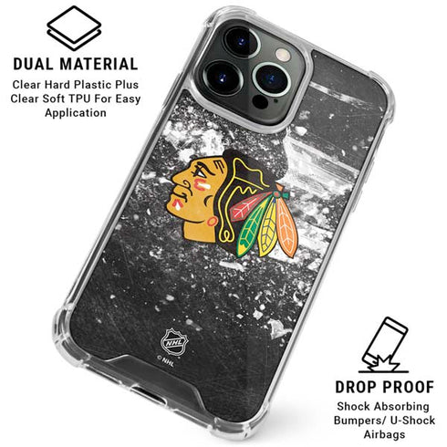 NHL Chicago Blackhawks Frozen iPhone 16 Pro Max Clear Case