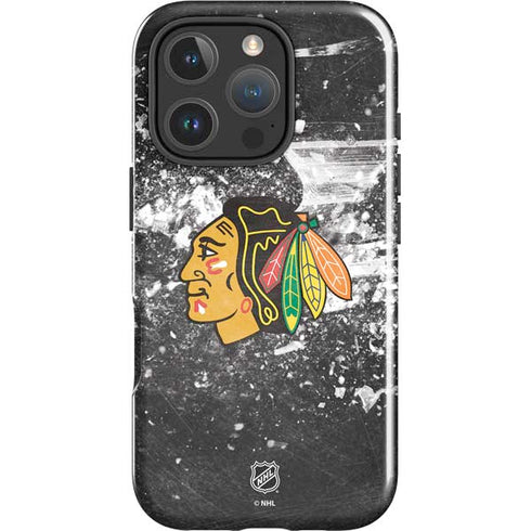 NHL Chicago Blackhawks Frozen iPhone 16 Pro Max Impact Case