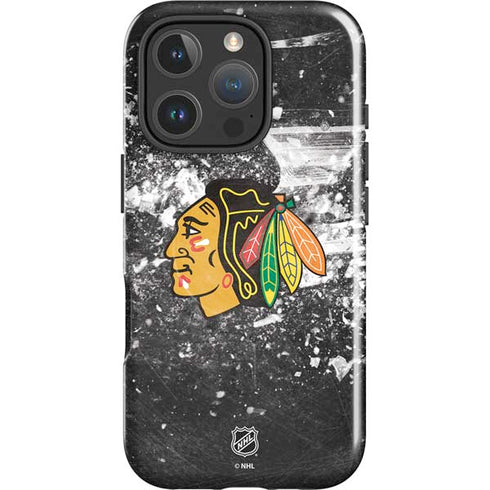 NHL Chicago Blackhawks Frozen iPhone 16 Pro Max Magsafe Impact Case