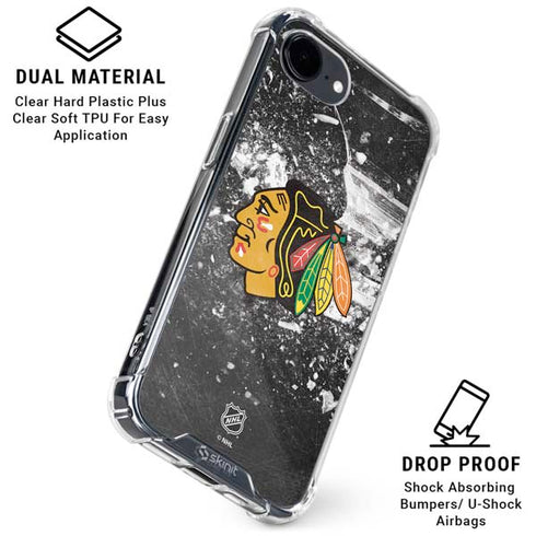 NHL Chicago Blackhawks Frozen iPhone 16e Clear Case