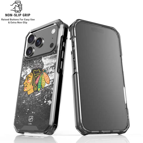 NHL Chicago Blackhawks Frozen iPhone 18 Pro Clear Case